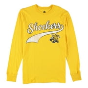 STARTER Mens Wichita State Shockers Graphic T-Shirt, Yellow, X-Large
